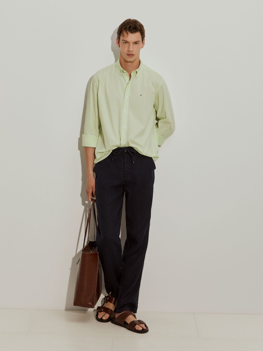 Camisa de algodão regular fit