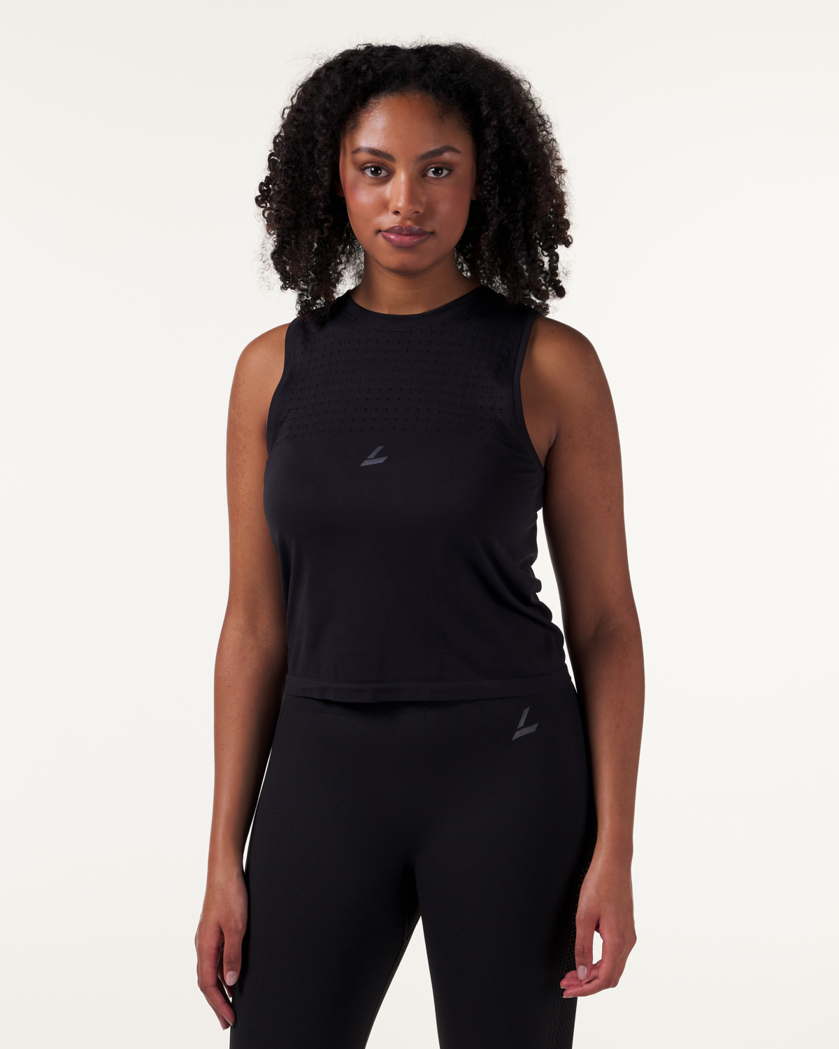 LEVITY Eclipse Mesh Seamless Vest Black