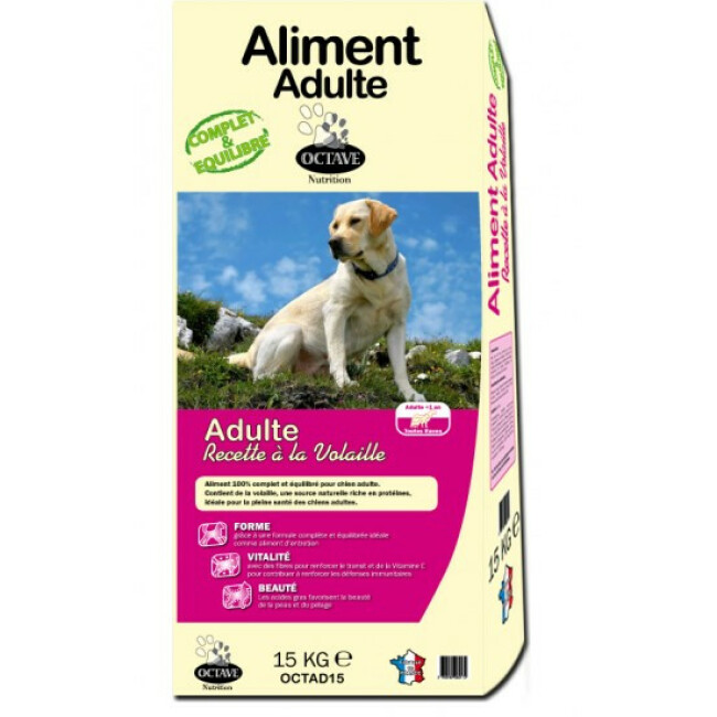 Croquettes Octave pour chien adulte