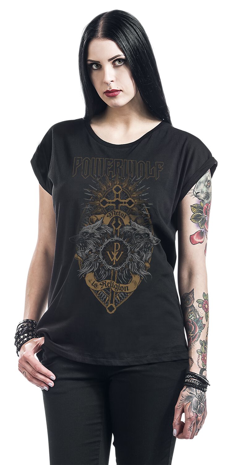Crest Wolves | Powerwolf T-Shirt Manches courtes