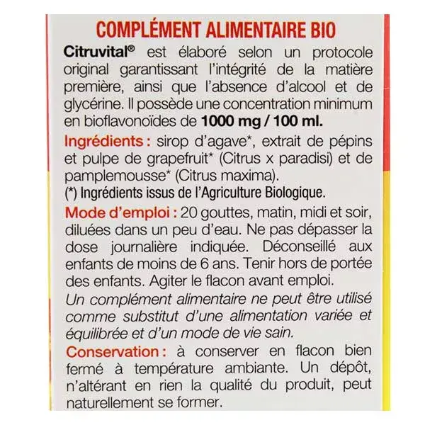 Extrato de Semente de Toranja Orgânica Ladrome Citruvital 50ml