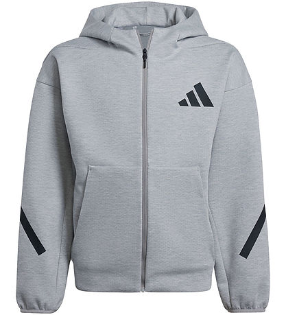 adidas Performance Holzning Jacke - Z.N.E. - Grau Meliert m. Sch