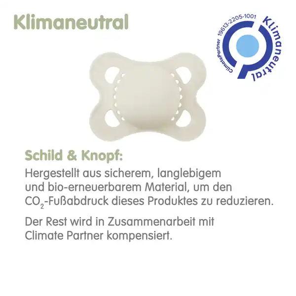 Schnuller Original Silikon, 0-6 Mon., pink / lila