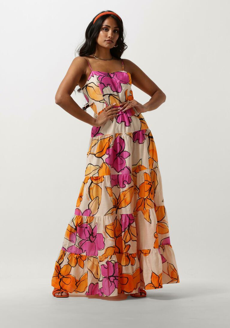 FABIENNE CHAPOT gele fabienne chapot maxi jurk alice dress