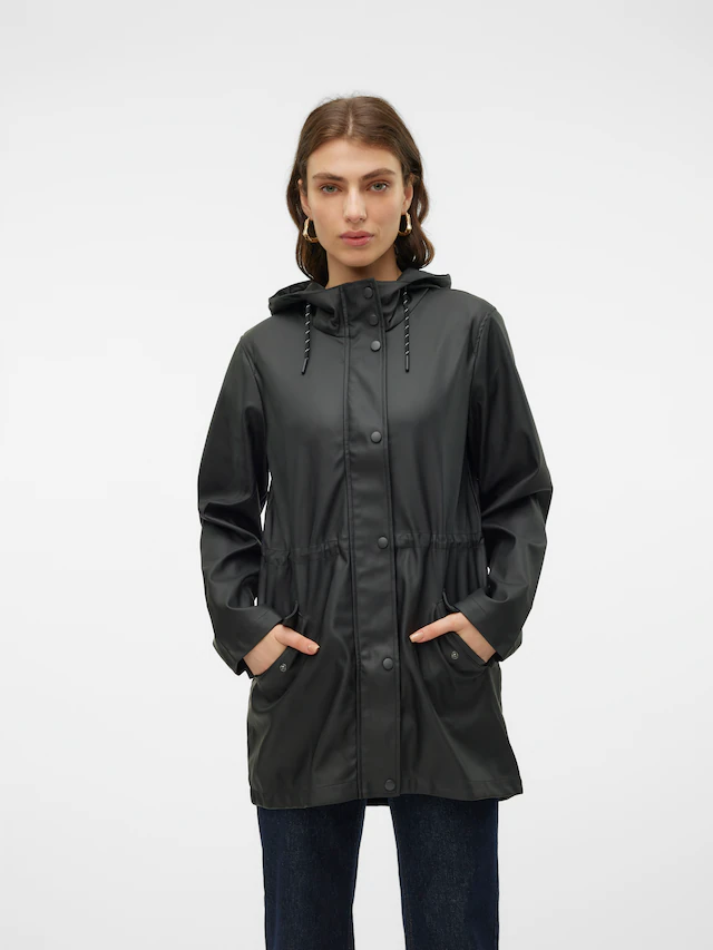 Vero Moda Regenjacke »VMMALOU COATED JACKET« mit Kapuze