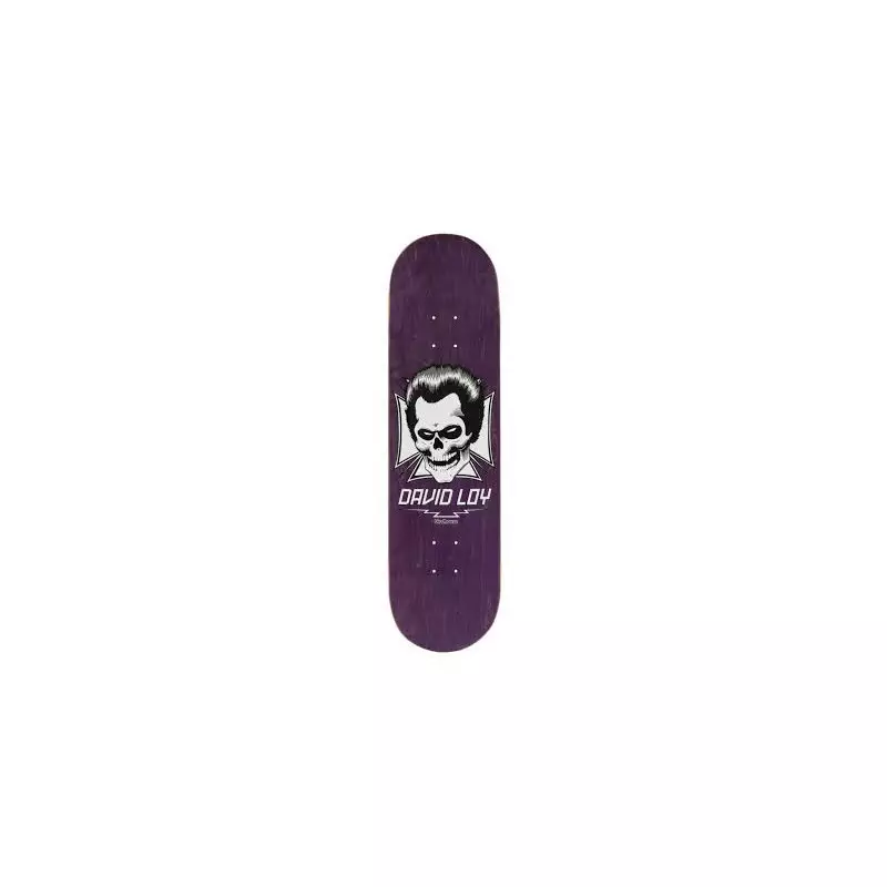 Plateau skate BIRDHOUSE SKATEBOARDS Loy Skull Purple 8.38