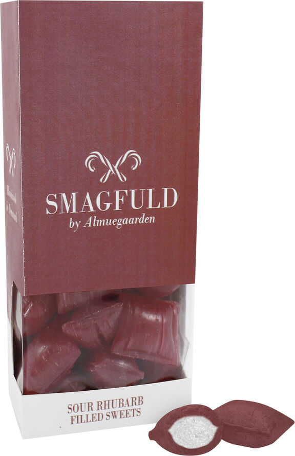 SMAGFULD by Almuegaarden Fyldte bolcher med smag af syrlige rabarber No color