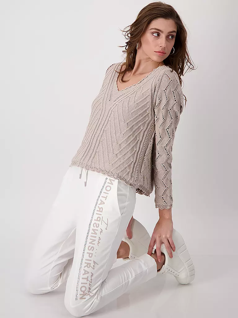 MONARI Hose Jogging Fit  creme