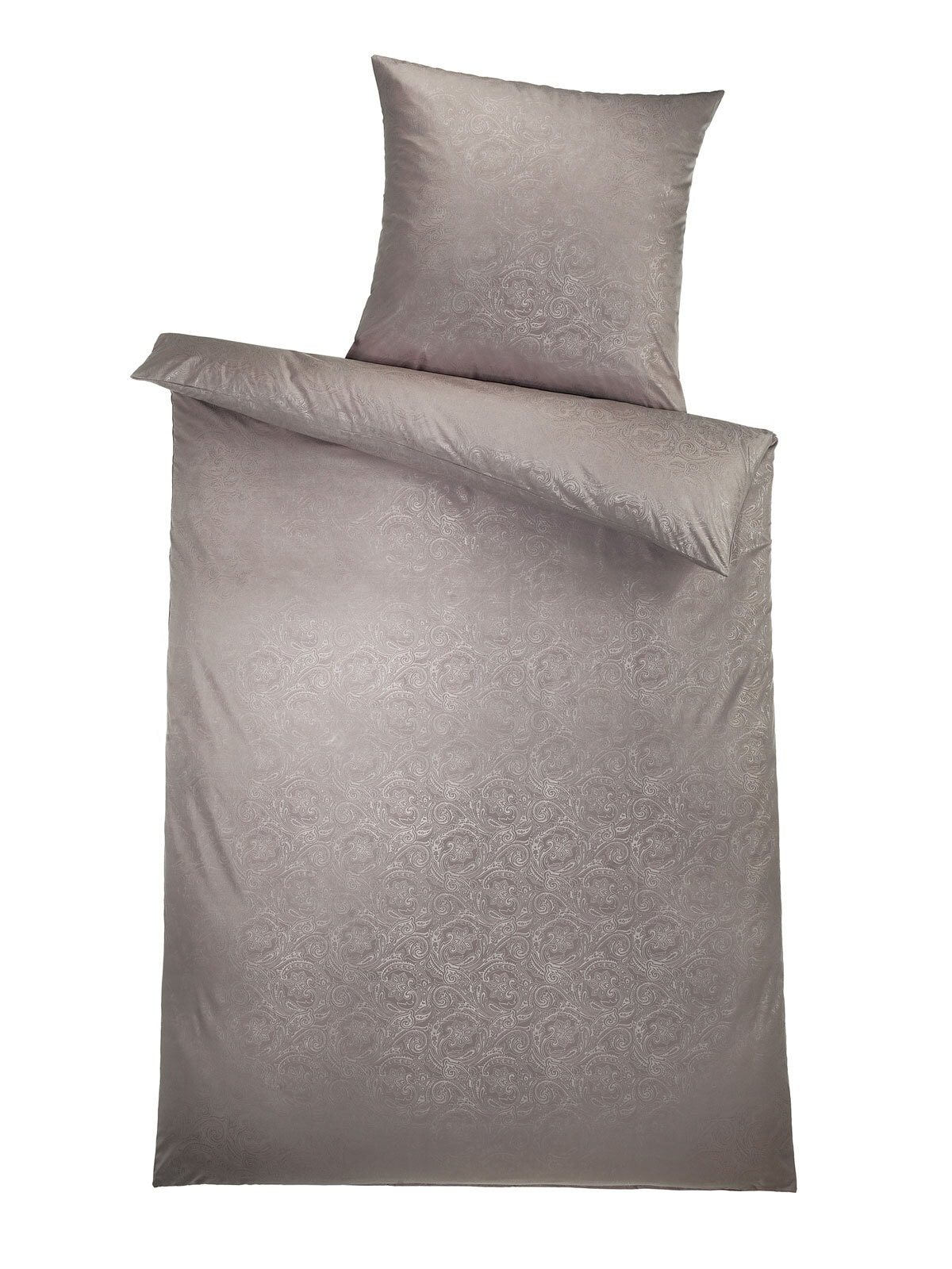 Mikrofaser-Bettwäsche HIGH CLASS CHARU 135 x 200 cm taupe