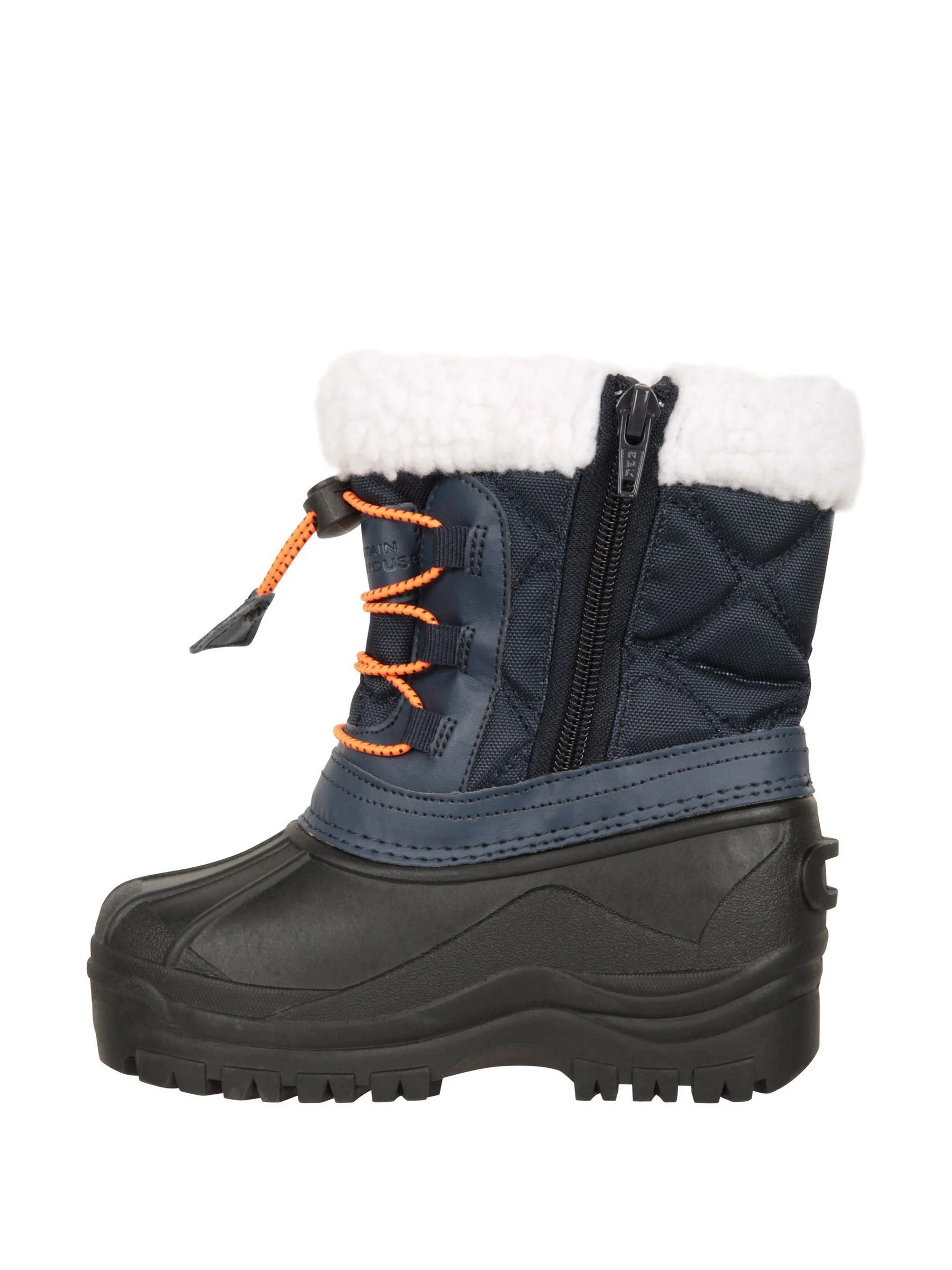 Blauw - Mountain Warehouse Arctic Junior waterdichte, met fleece gevoerde, aanpasbare sneeuwlaarzen