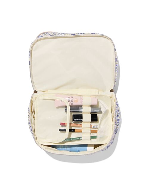 beautycase avec organiseur 17x25x15 toile