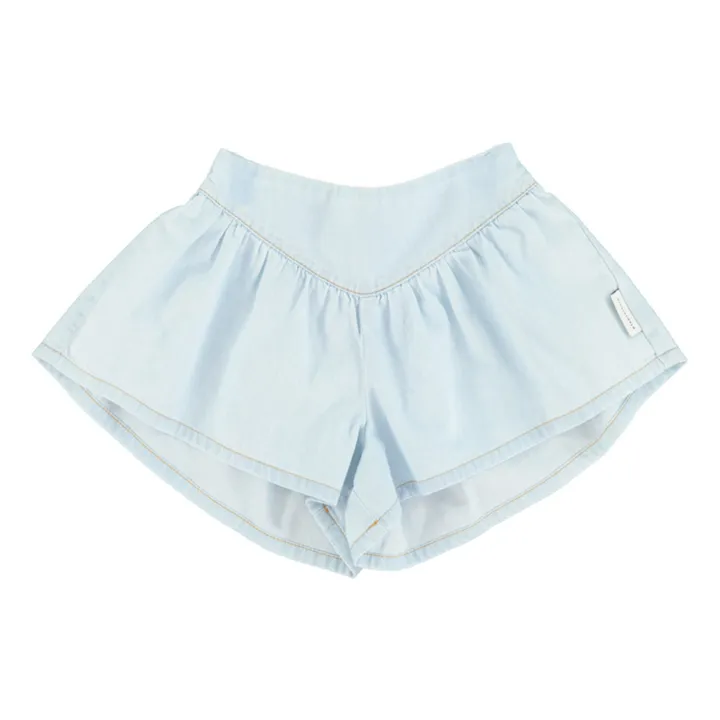Piupiuchick Jupe Short Chambray | Bleu Clair