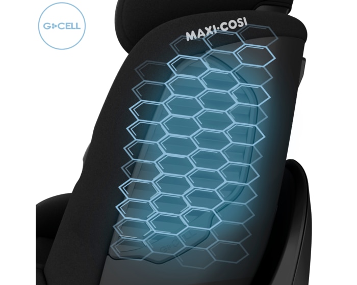 Mica 360 S Comfort 0 - 4 Y  40 - 105 cm  0 - 18 kg    FlexiSpin-Drehung |    Mehrere Liegepositionen  |    G-CELL Seitenaufprallschutz  |    Easy-in Gurt   |    Atmungsaktive, angenehm weiche Stoffe  |