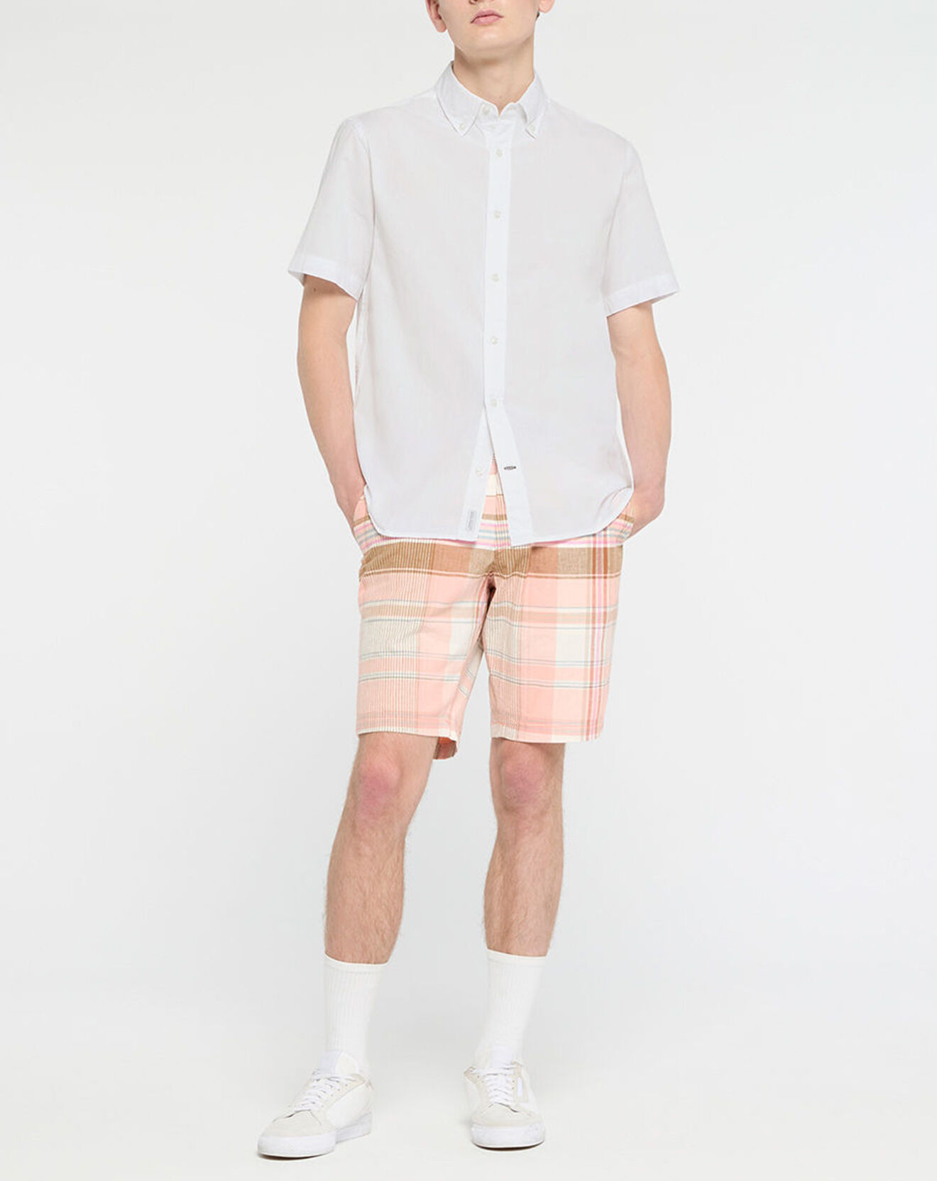 Tommy Hilfiger Chemise regular en Popeline 100% Coton Bio blanche
