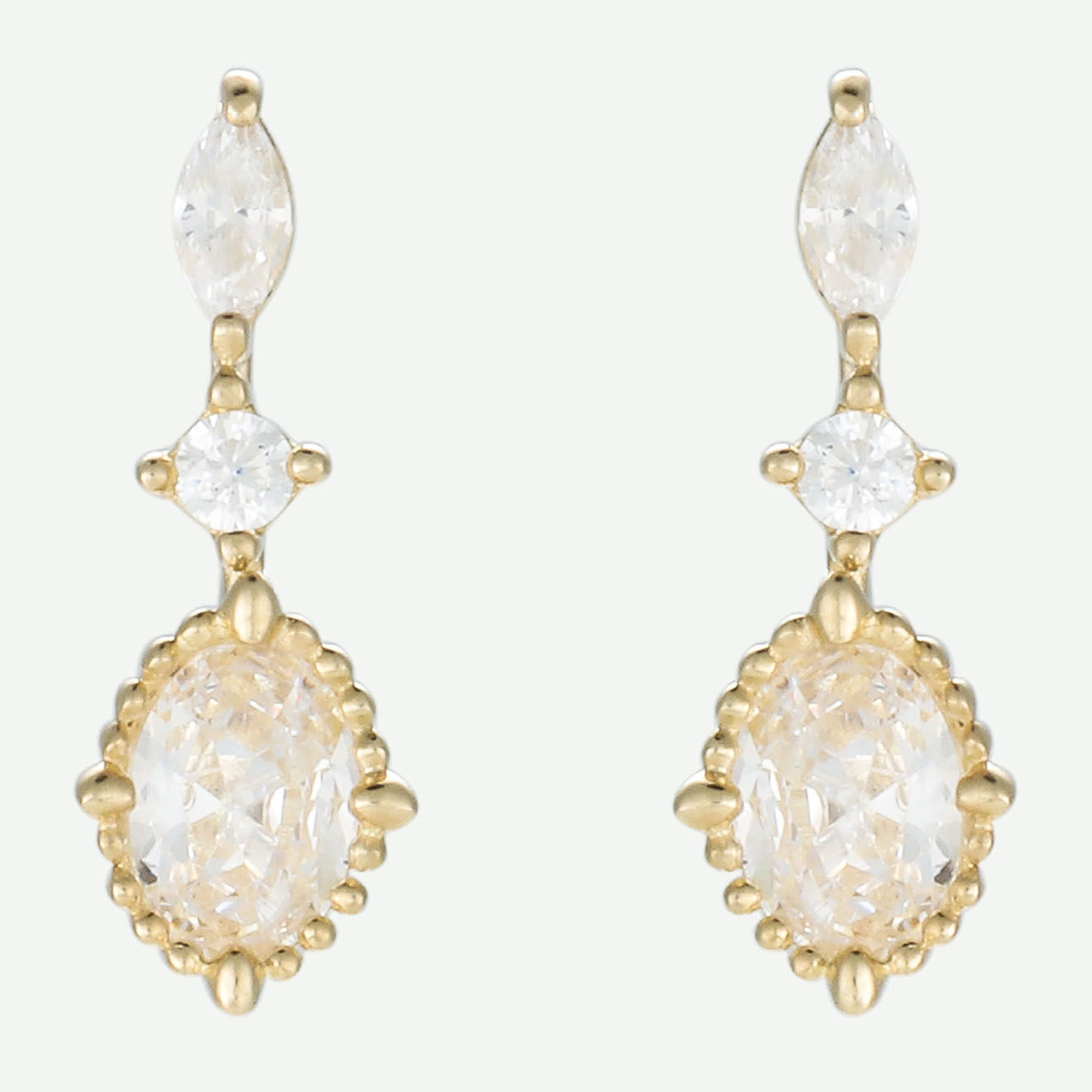 Instant d'Or Boucles d'oreilles Hanae or jaune