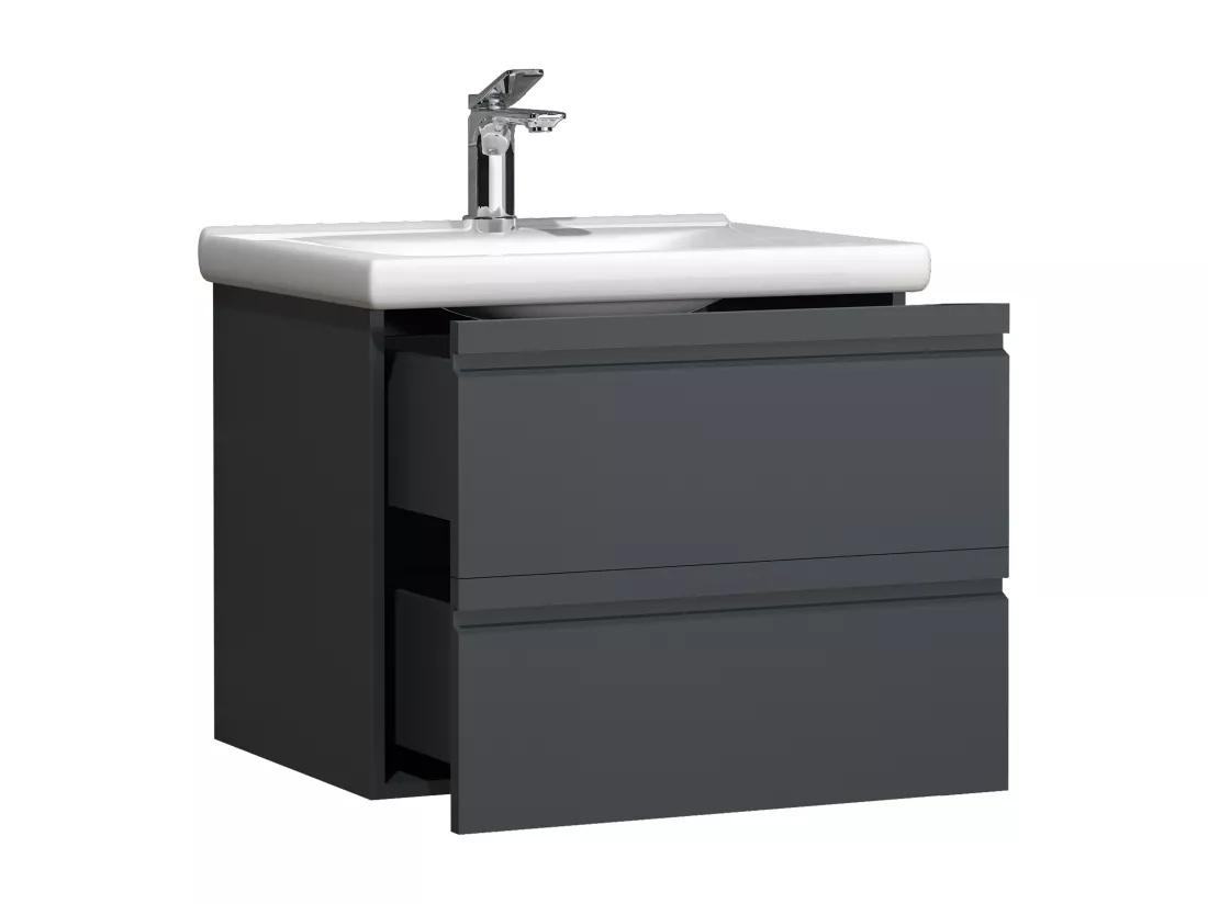Plan de toilette 2 pièces Lavabo Silora L