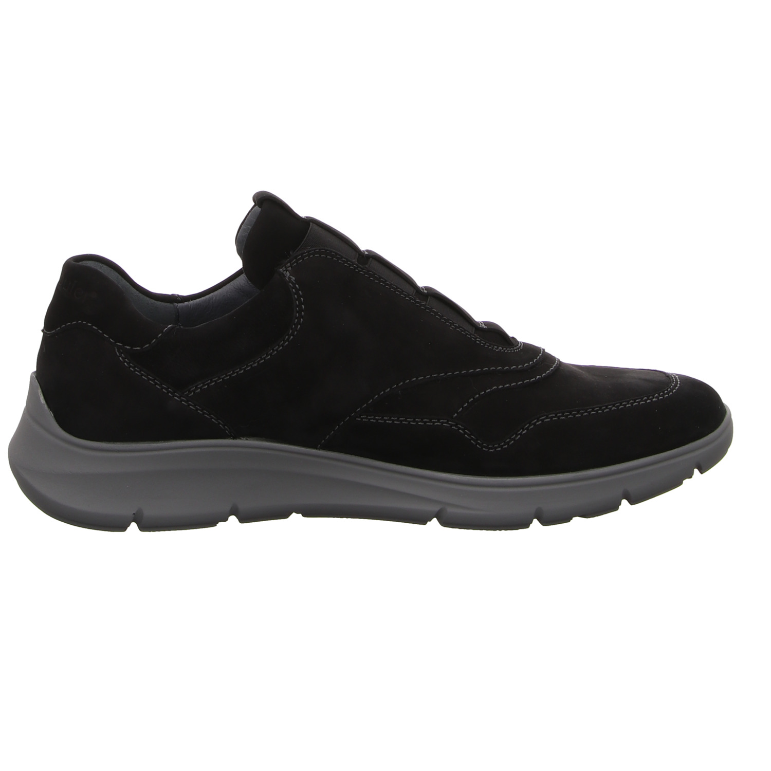 Waldläufer Slipper schwarz