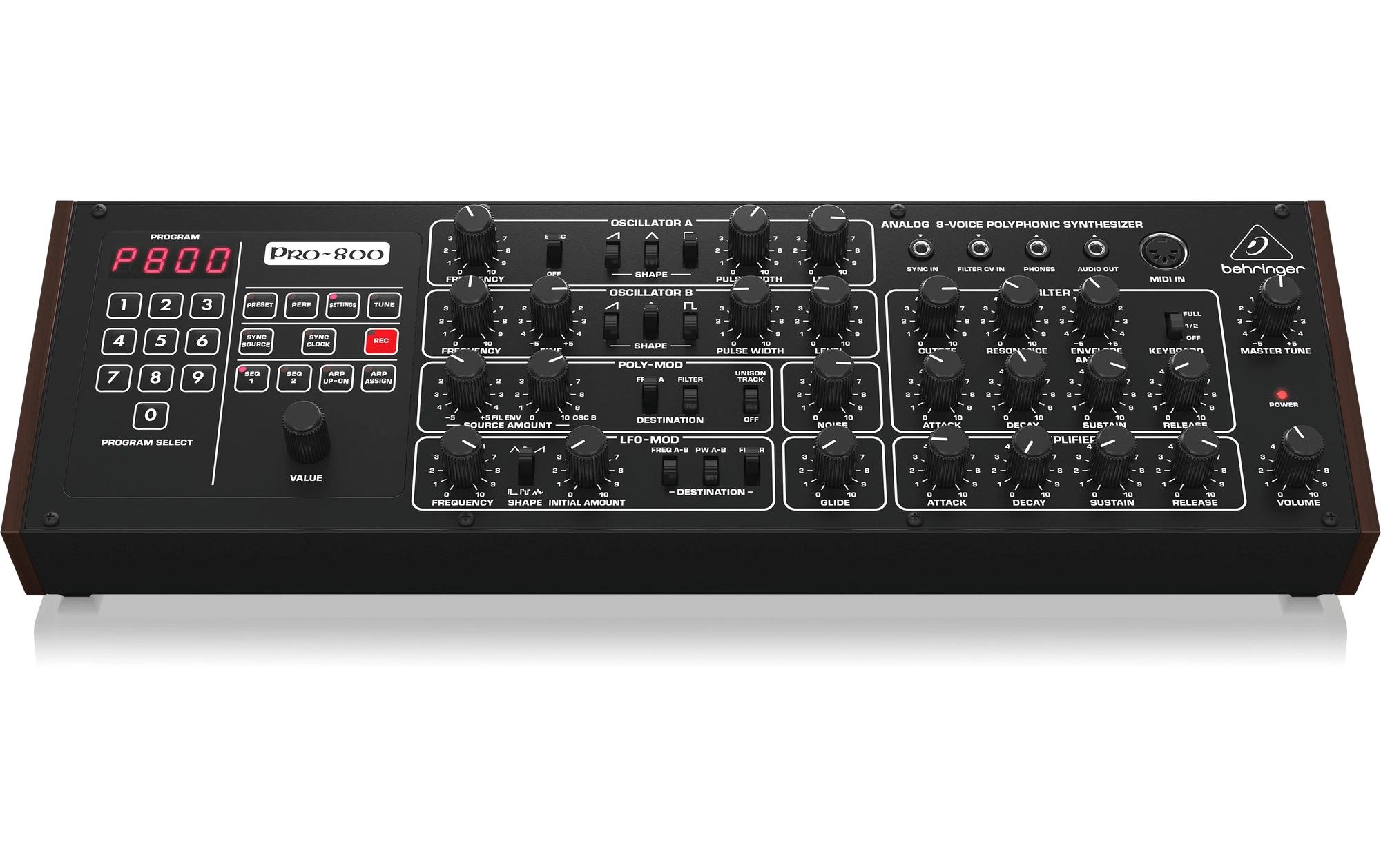 Synthesizer PRO-800<br>8-stimmiger polyphoner analoger Synthesizer