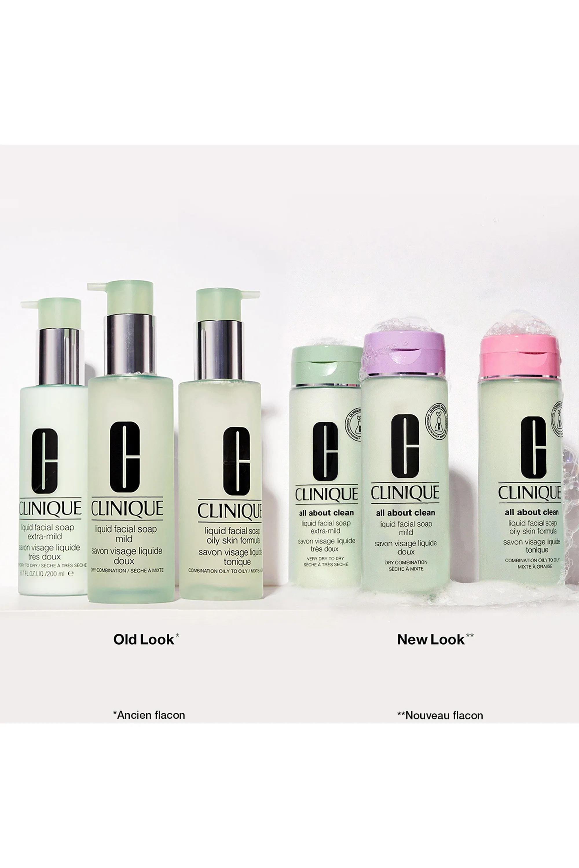 Clinique Savon liquide doux visage « Basic 3 Temps »-200 ml