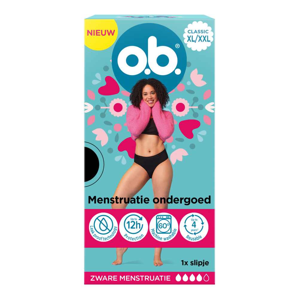 OB Herbruikbaar Menstruatie Ondergoed XL/XXL