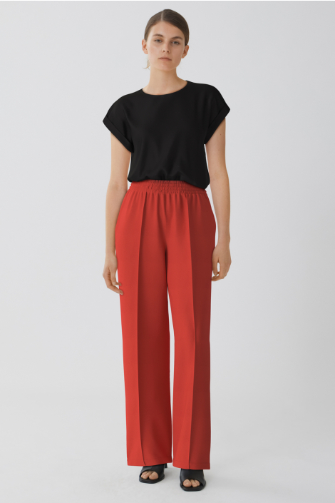 Vila oranje dames broek
