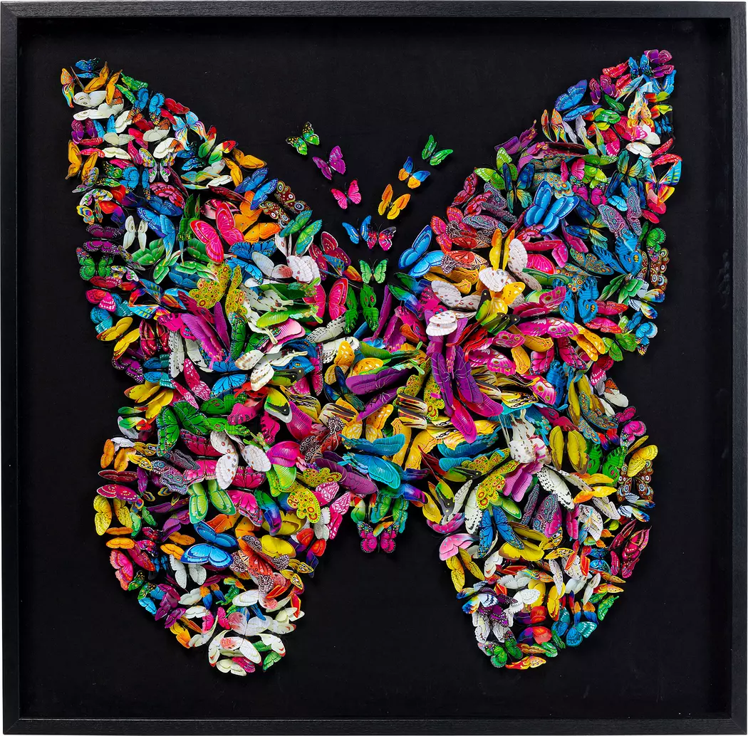 Wandobjekt 120 x 120 cm Fafalla 51628