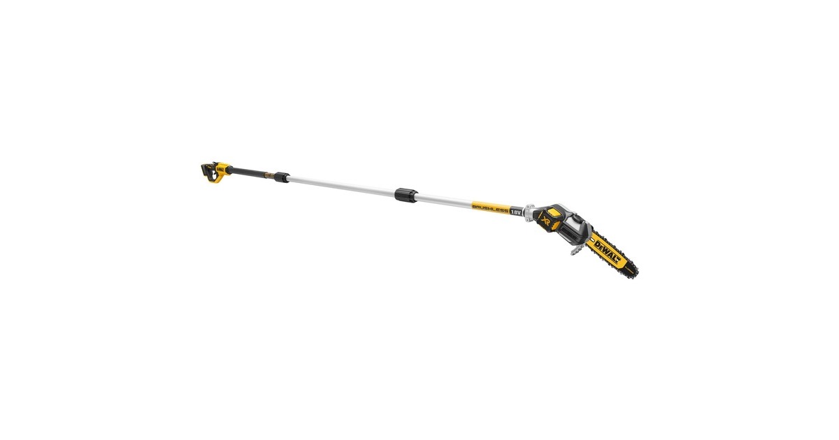 DEWALTDCMPS567N-XJ 18V XR Brushless Telescopische kettingzaag 20cm elektrische kettingzaag  (Geel/zwart, Accu en oplader niet inbegrepen)