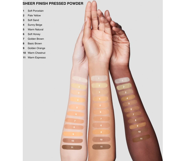 Bobbi Brown Sheer Finish Pressed Powder PuderSoft Porcelain