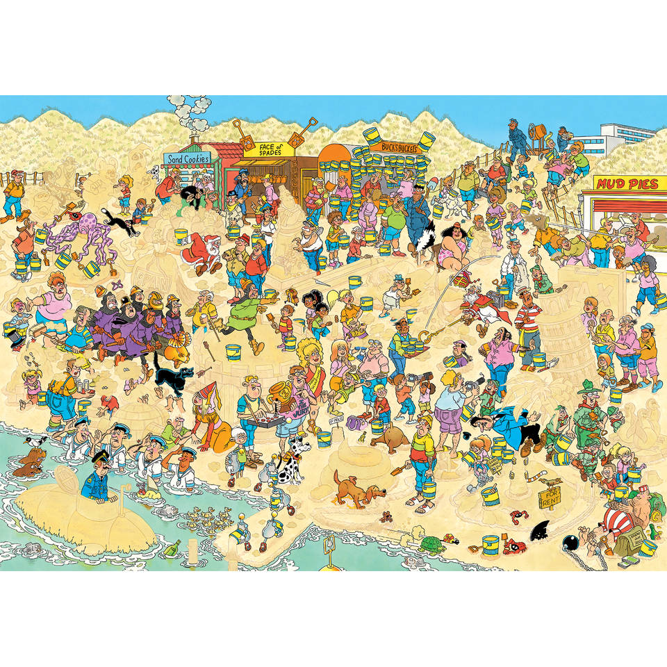 Jumbo Jan van Haasteren puzzel Zandsculpturen - 1000 stukjes