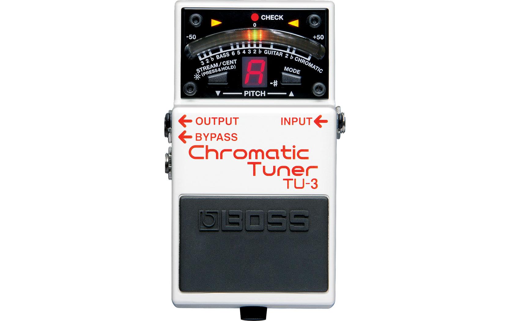 Pedal TU-3Unverwüstlicher Tuner im beliebten Bodentreter-Format