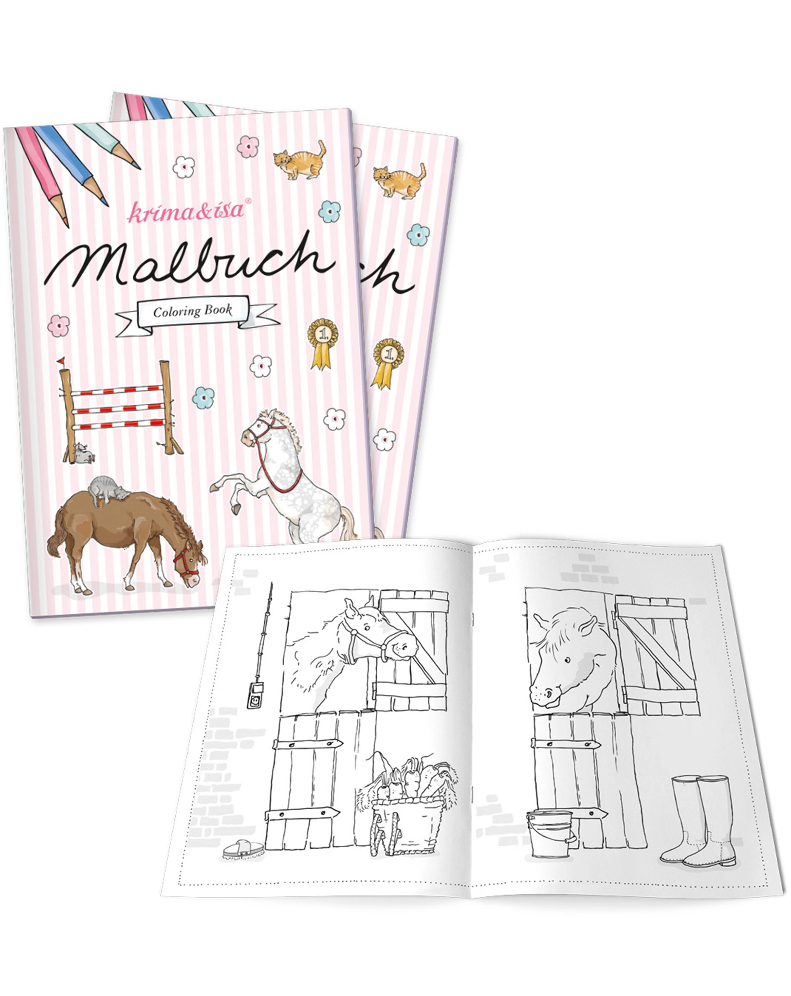 Malbuch PONY 2er-Set