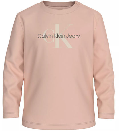 Calvin Klein Bluse - Monogramm - Meringue Blush