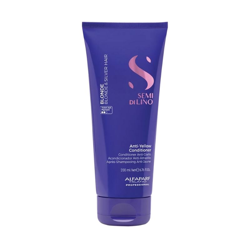 Après-Shampooing anti-reflet jaune Blonde Semi Di Lino 200ml