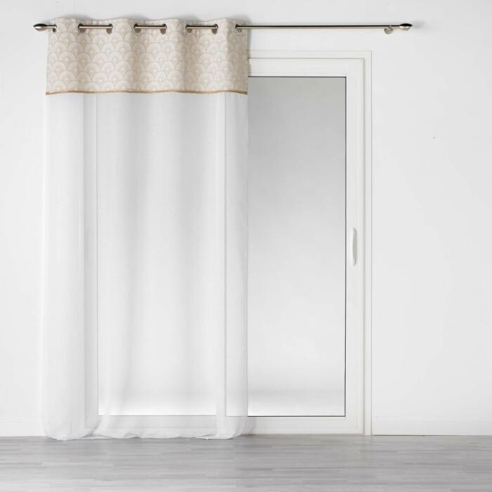 PANNEAU OEILLETS 140X240CM BAHINA BLANC