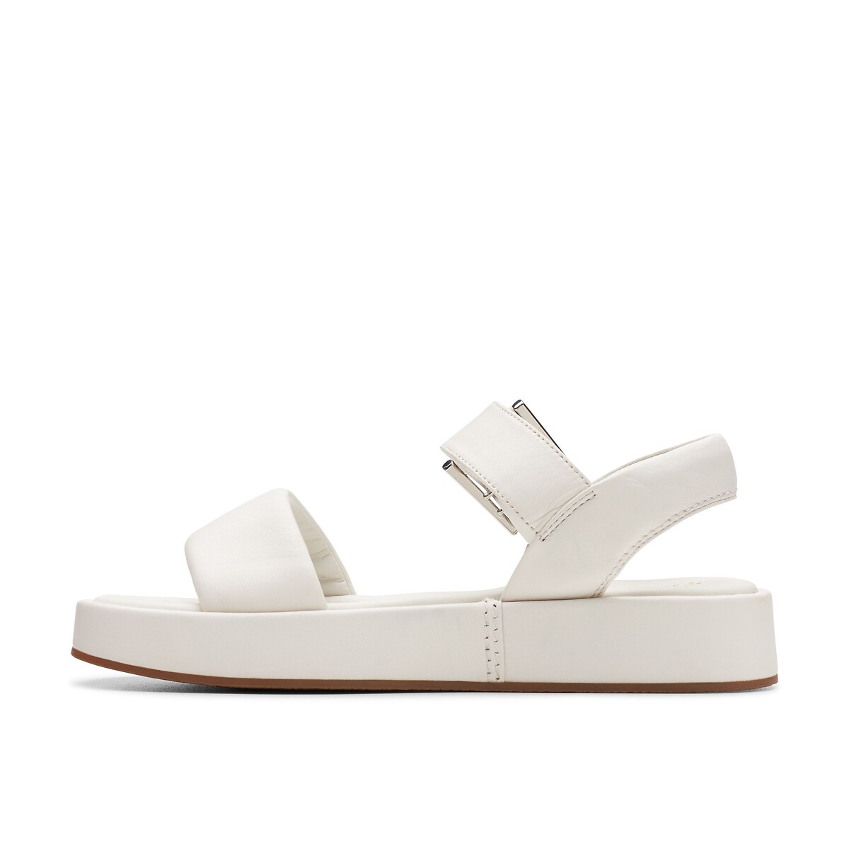 CLARKS<br>Sandálias de couro com tira Alda