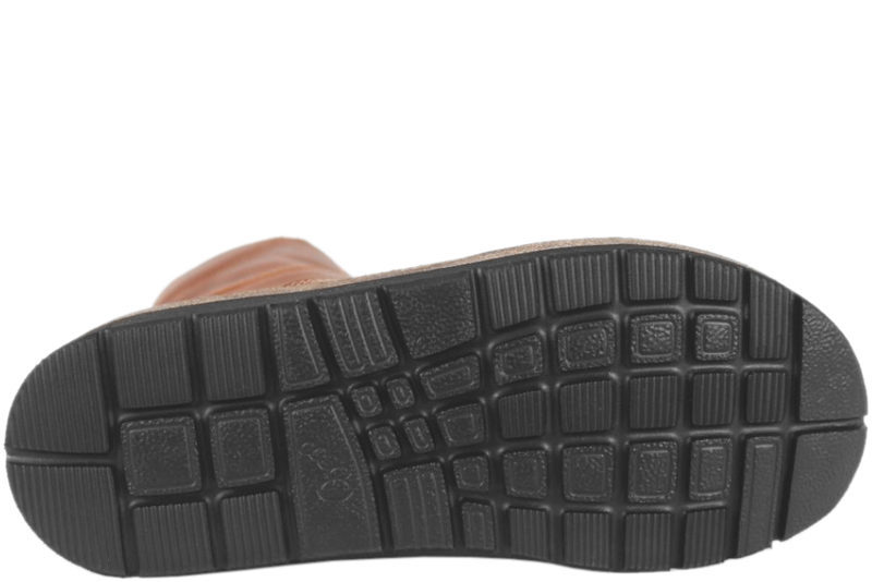 NEW FEET BRUN VINTERSTØVLE I LÆDER