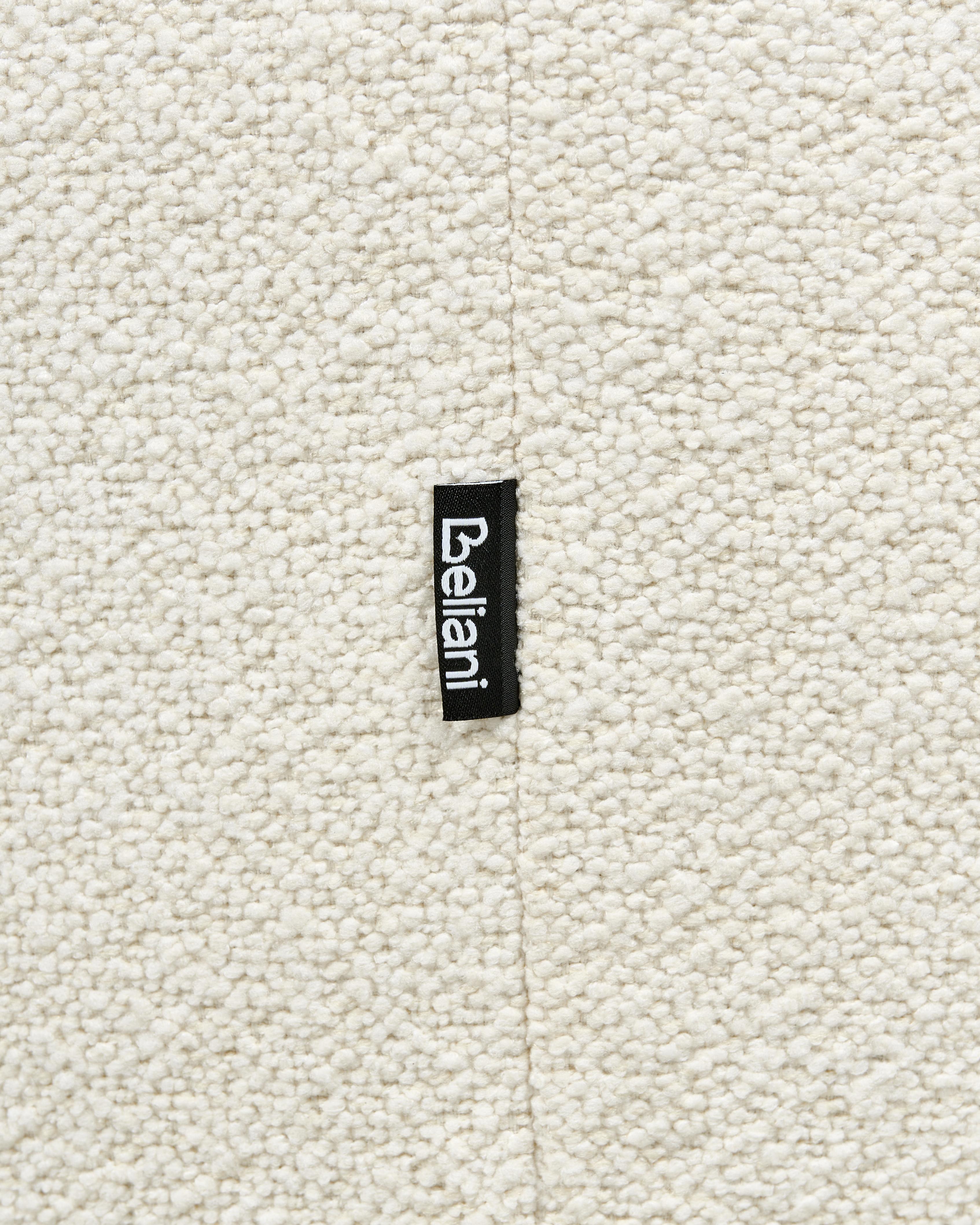 Draaifauteuil MOLLEBY Bouclé Gebroken wit
