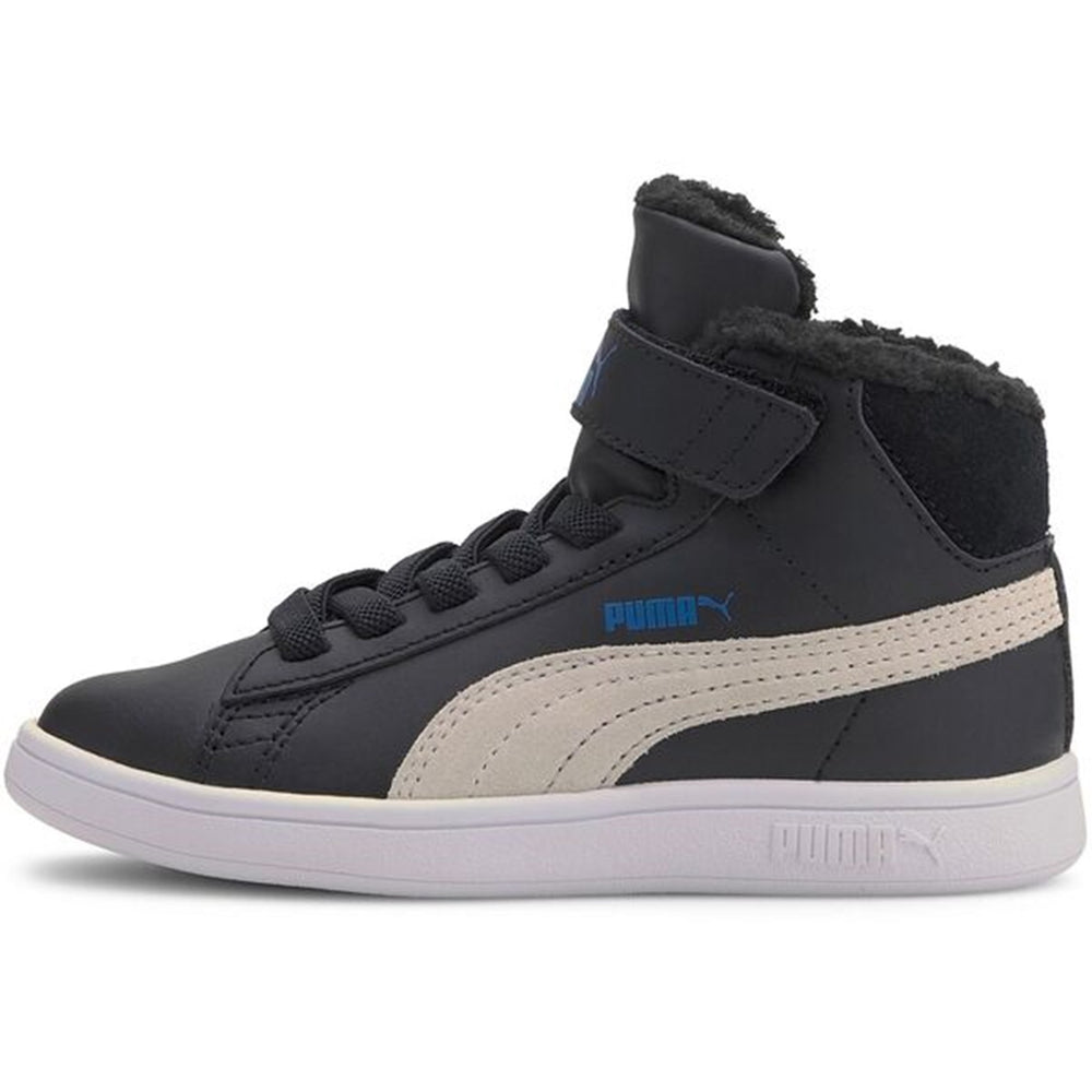 Køb Puma Sneakers Smash v2 Mid Fur Black/White