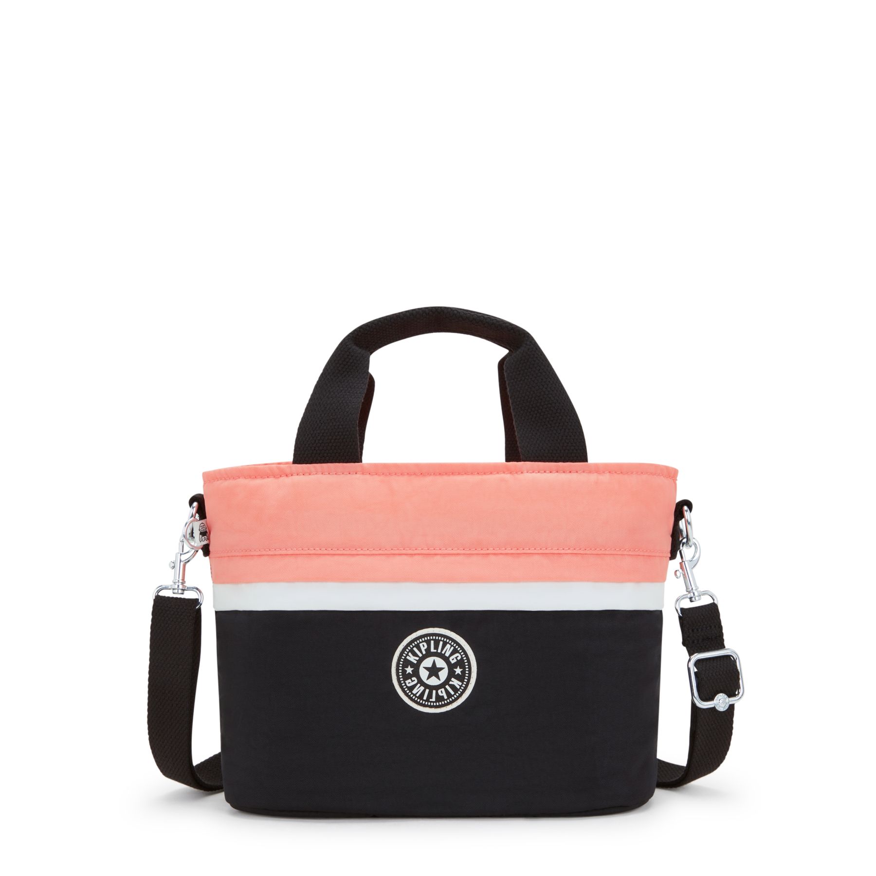 MINTA Sac fourre-tout moyen avec poignées de transport et sangle réglable - Jazzy Black Block