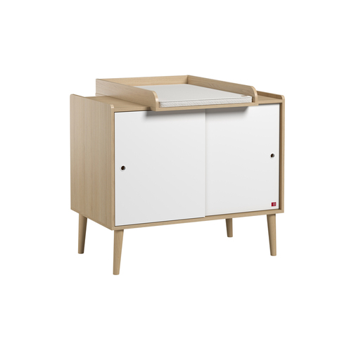 Façade additionnelle/commode Retro Blanc - VOX