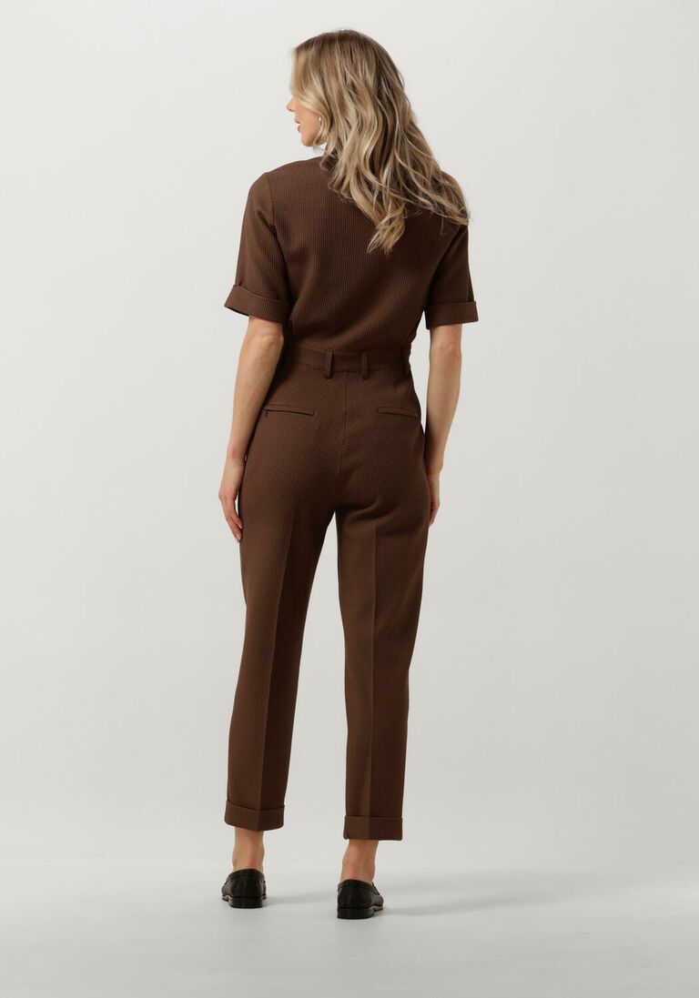 VANILIA bruine vanilia jumpsuit wafel playsuit