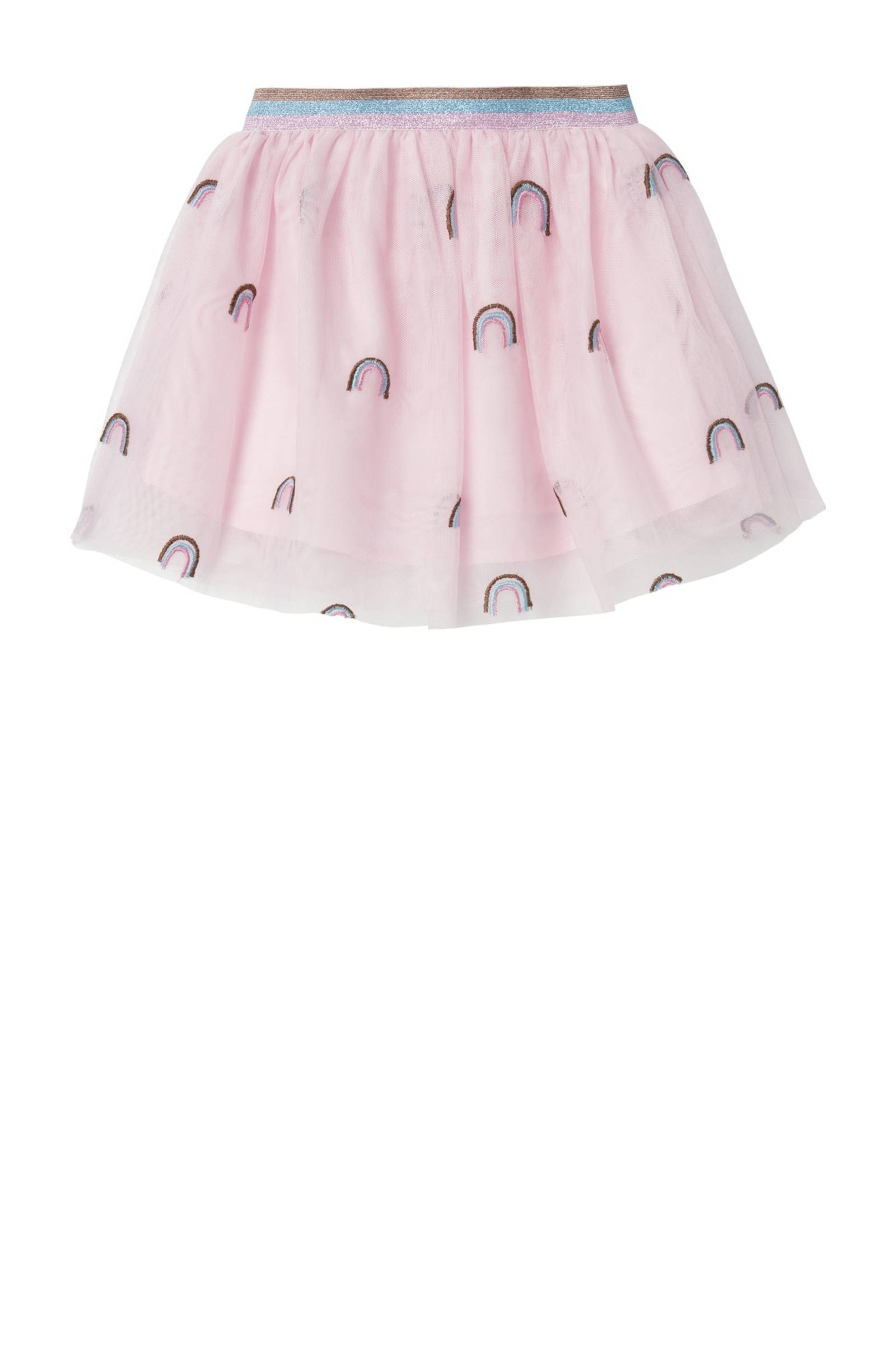 NAME IT rok NMFKISINE met all over print zachtroze