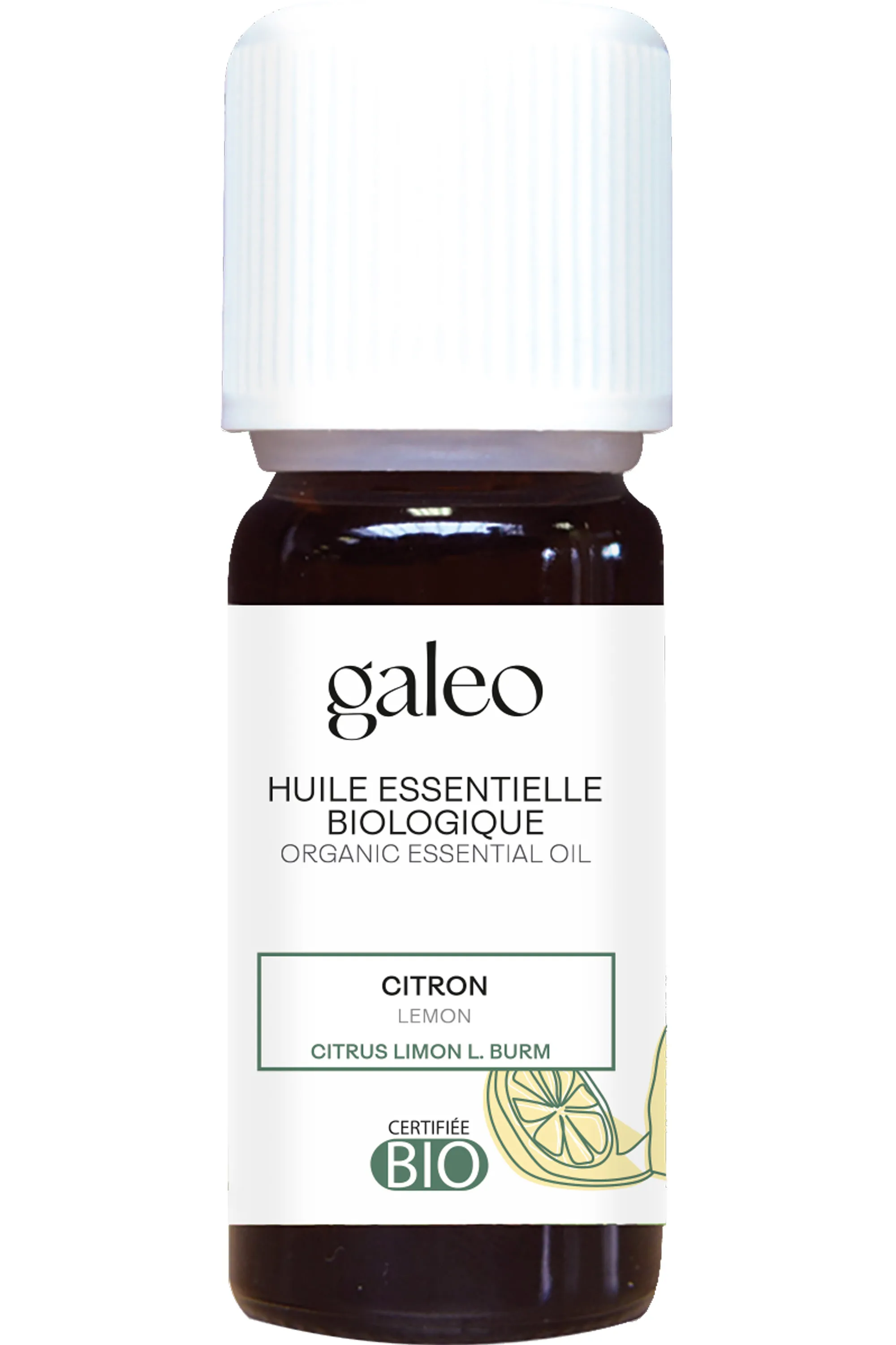 Galeo Huile essentielle biologique Citron-10 ml