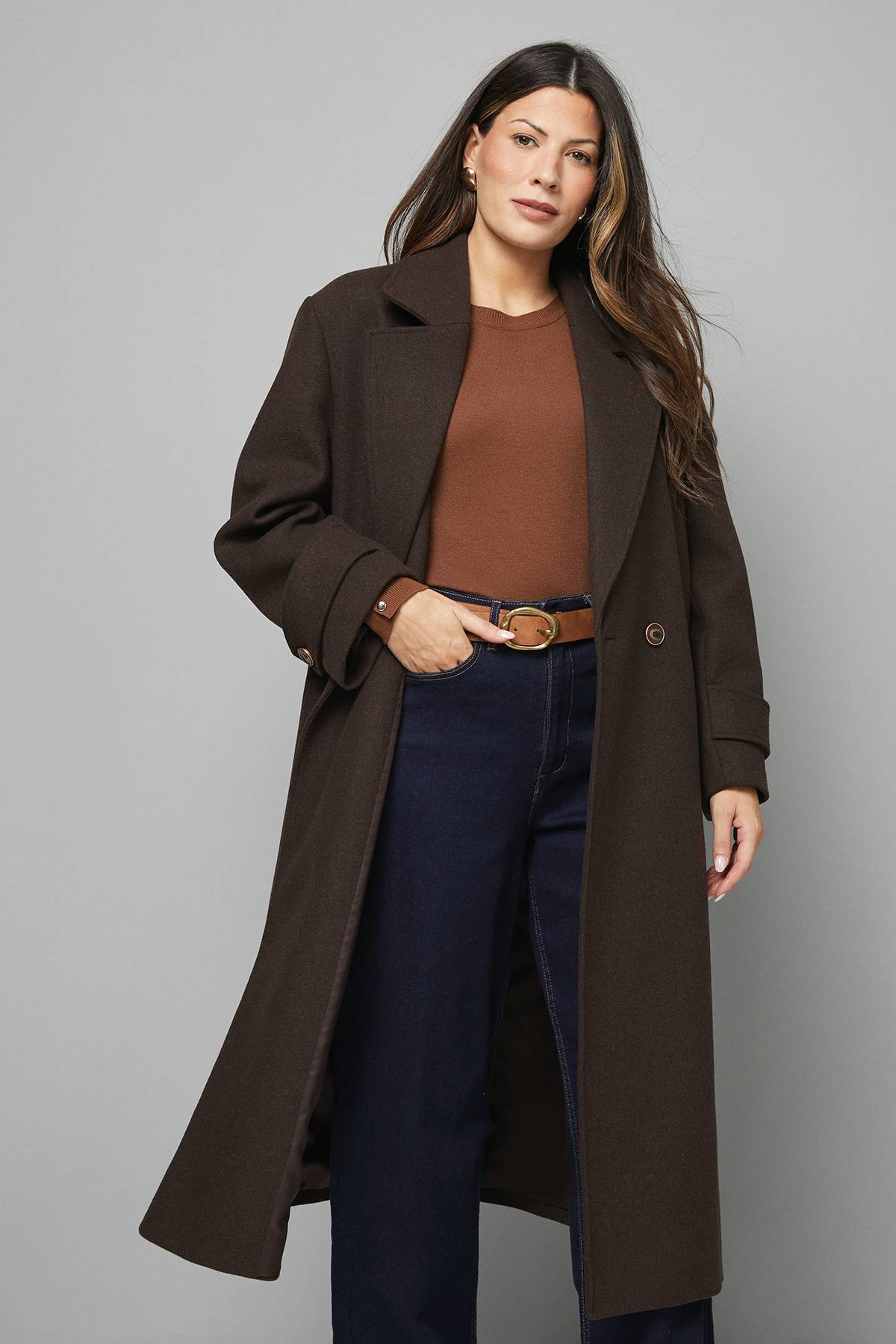 Wallis Manteau Croisé de Style Car Coat