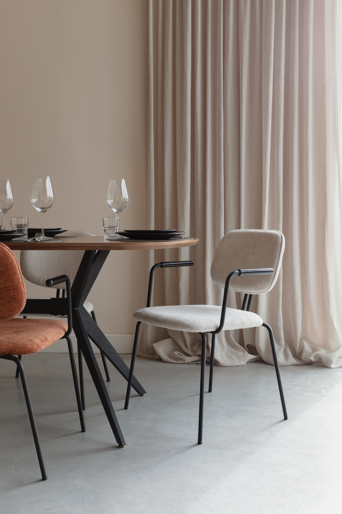 Armchair Bouton Off-White