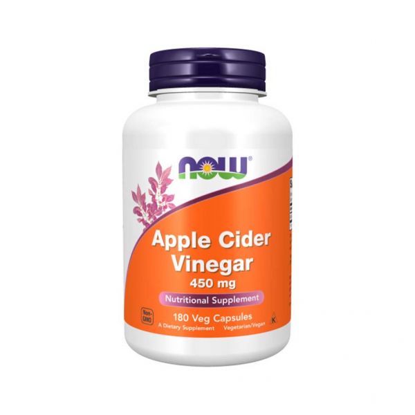 Now Apple Cider Vinegar 450mg 180 Cápsulas