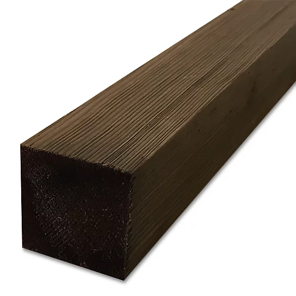 Bois raboté bronze Blooma 40 x 40 mm L.240 cm