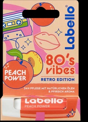 Labello Peach Power<br>4.8 g, Stick, Retro Edition