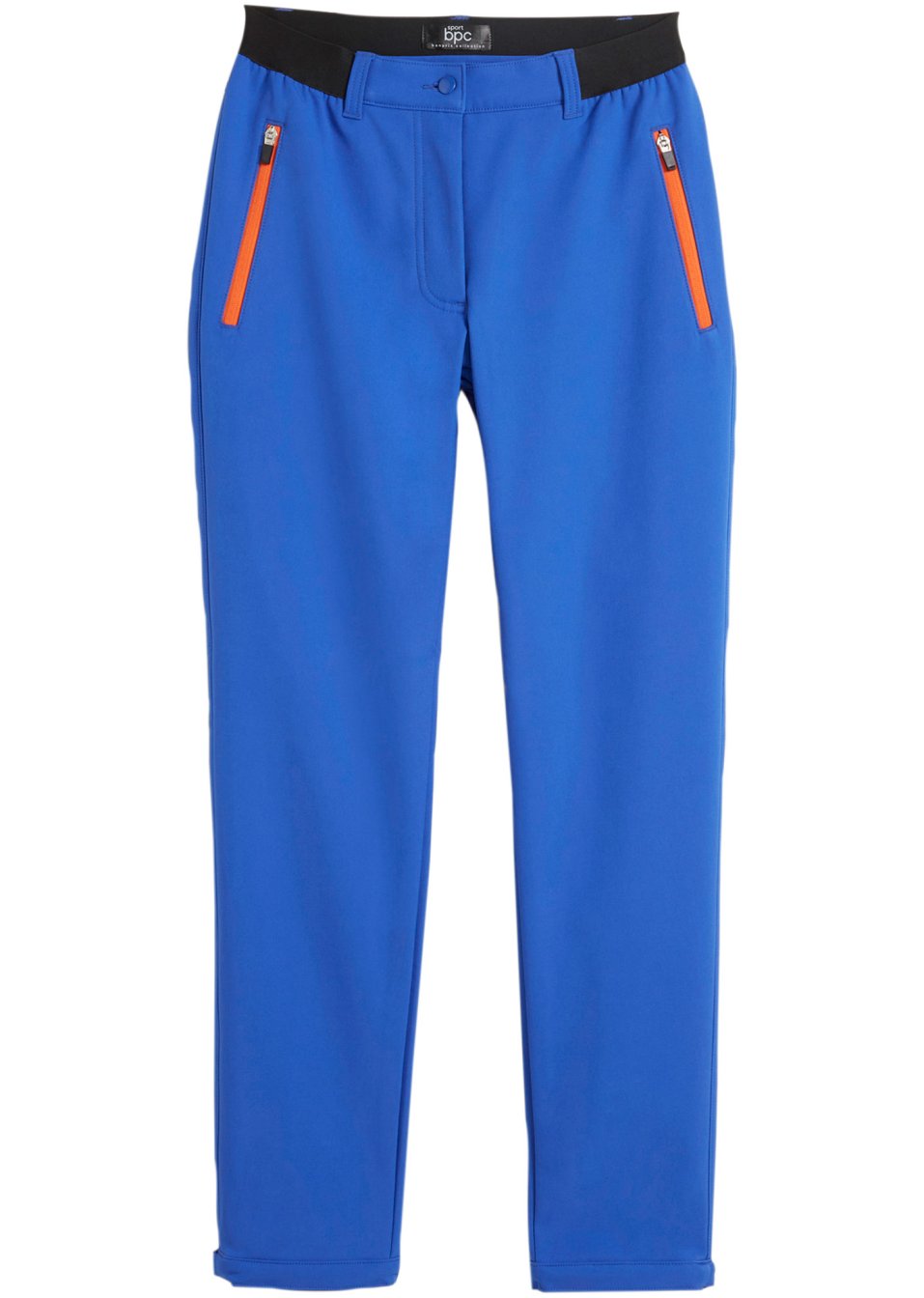 Pantalon fonctionnel imperméable en softshell avec taille confortable, coupe droite