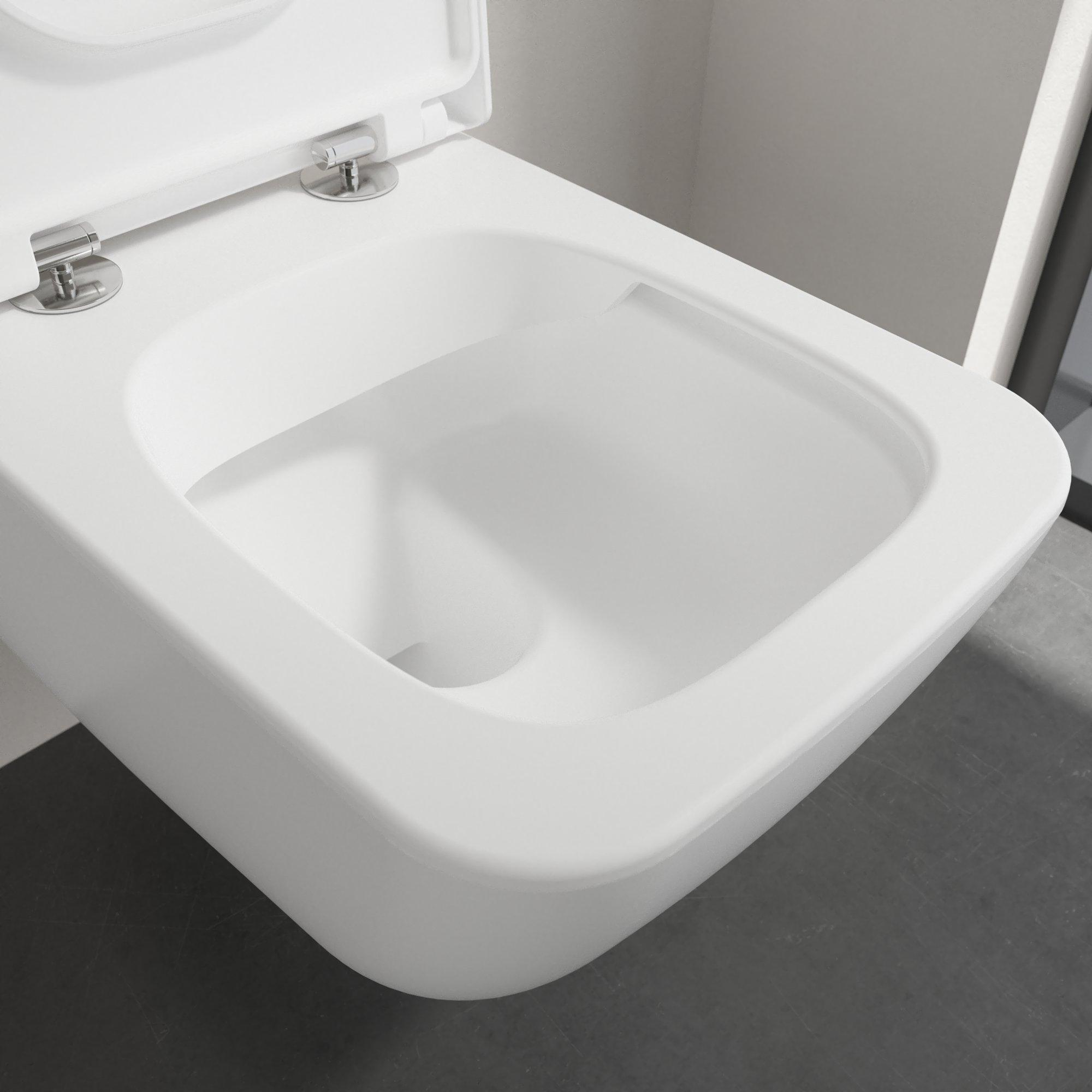 Villeroy & Boch Venticello randloos toilet CeramicPlus wit mat